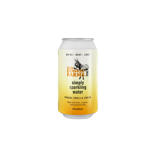 Simply Sparkling Water - Orange Vanilla Dream (single can) — Zen