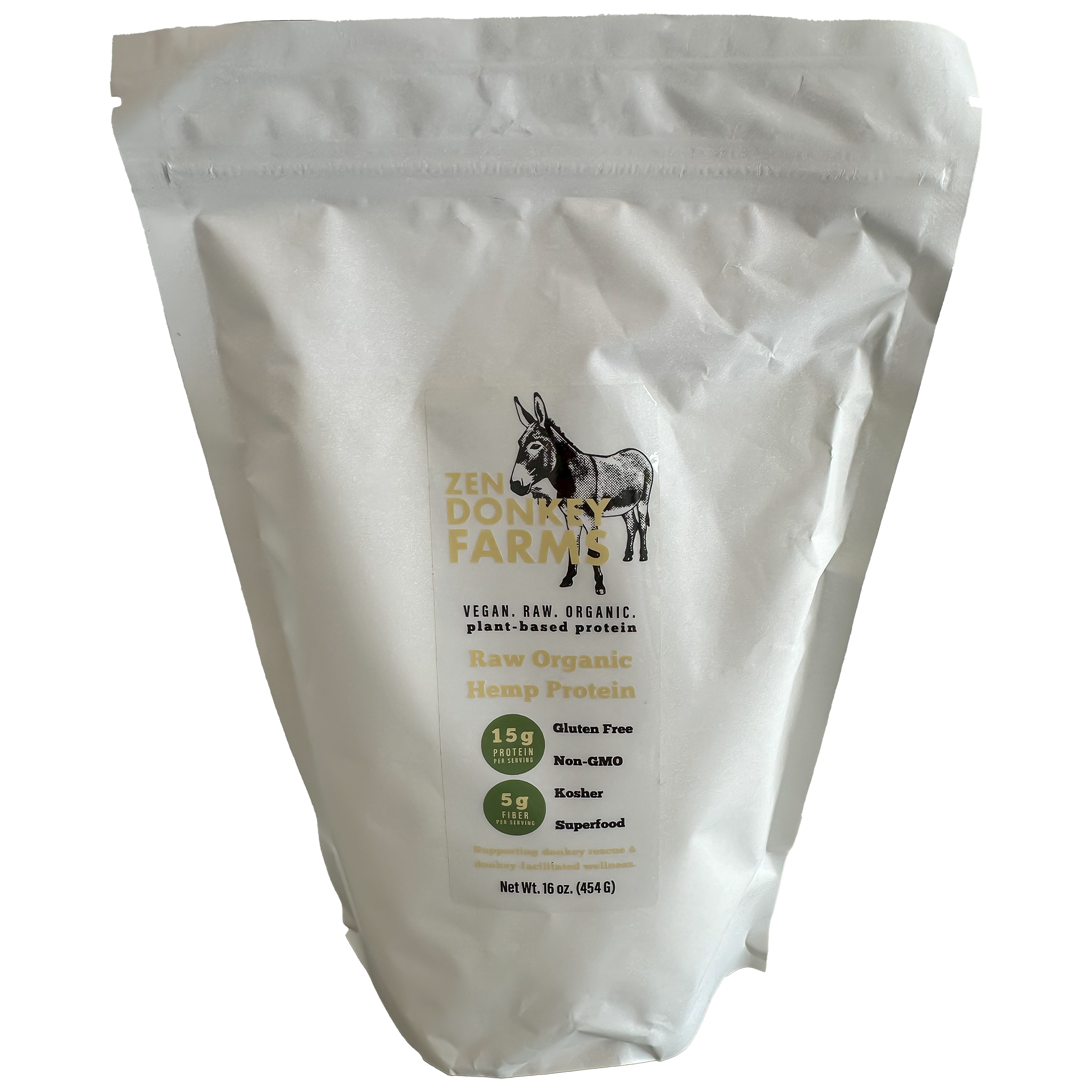 Hemp Protein (Compostable Pouch) — Zen Donkey Farms