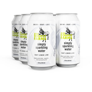 Daniel Salloi SPECIAL EDITION can -  Simply Sparkling Water (Tart Lemon Lime) - 6 pack (SOLD OUT - FRESH BATCH COMING SOON))