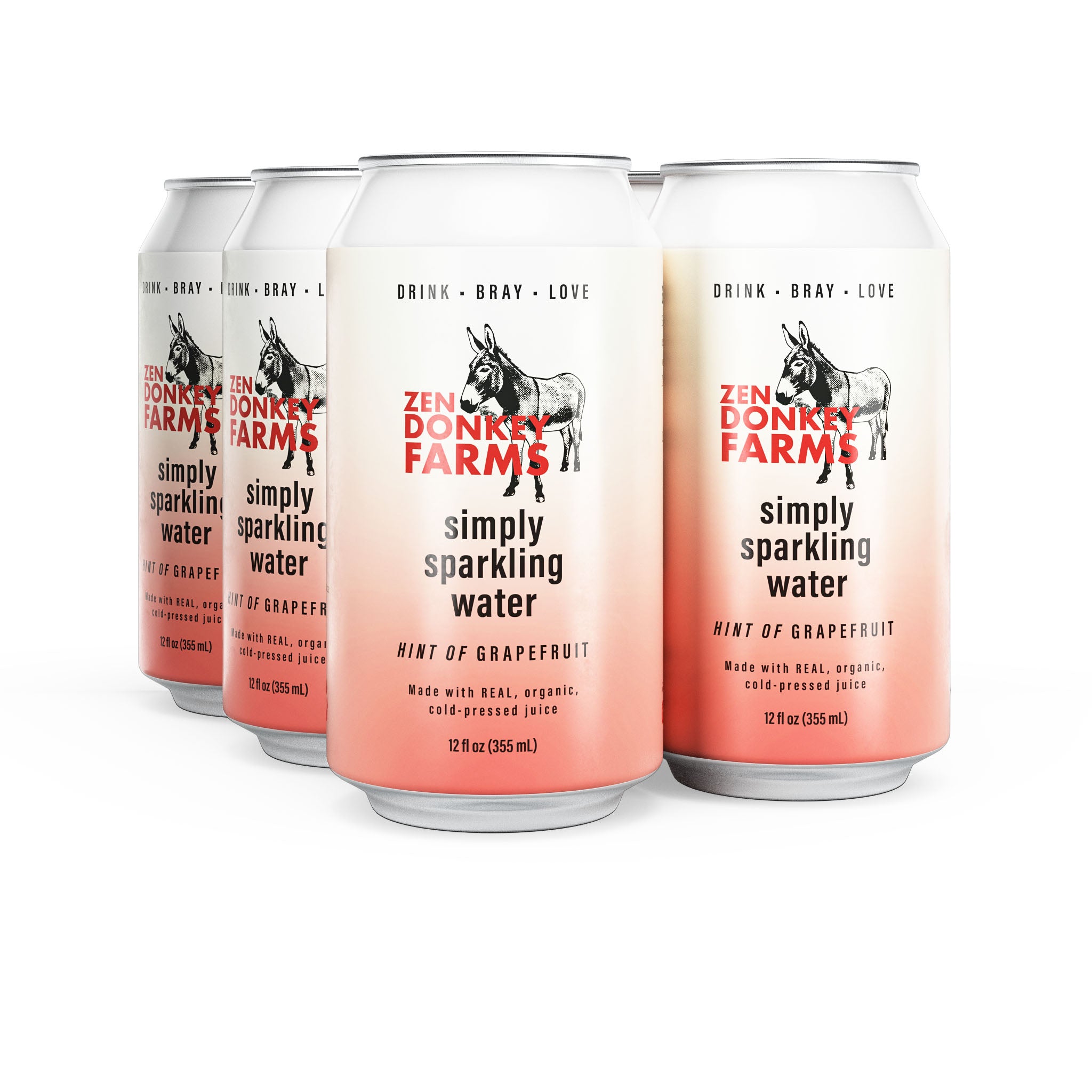 Simply Sparkling Water - Hint of Grapefruit (6-pack) - Zen Donkey Farms