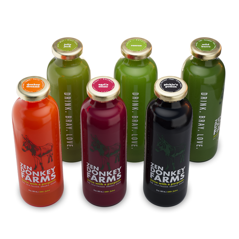 Juice cleanses & bundles - Zen Donkey Farms