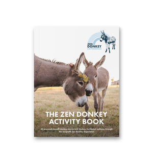 Zen Donkey Activity & Coloring Book