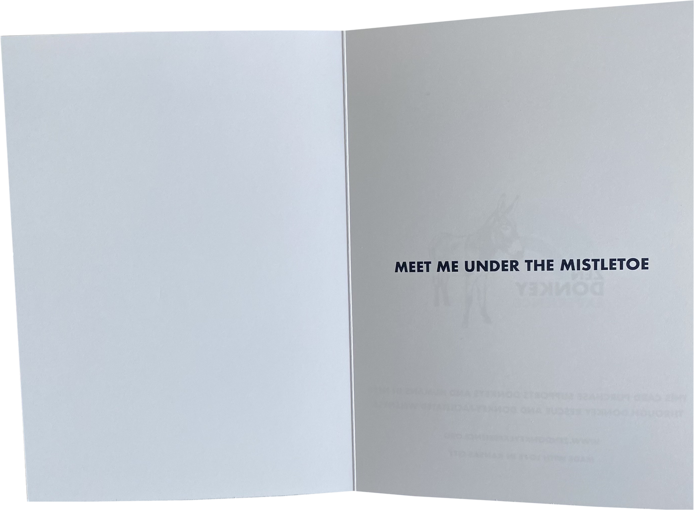 Inside "Olive" and her ball of thistles card